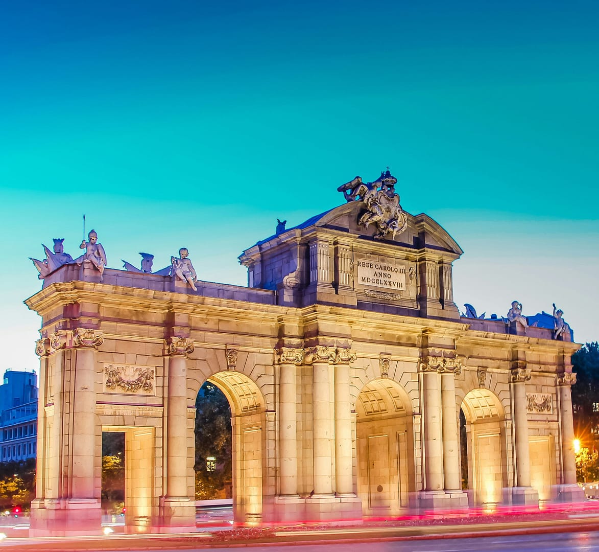 Puerta de Alcalá in Madrid, Spain
