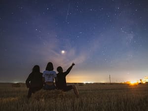 Stargazing with family